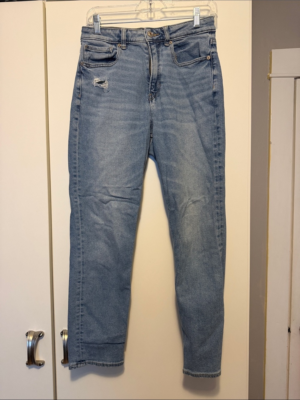 American Eagle Outfitters Light Blue Straight Leg Jeans